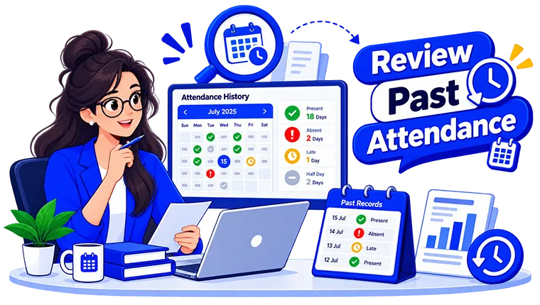 IHPAYROLL attendance history and employee attendance records