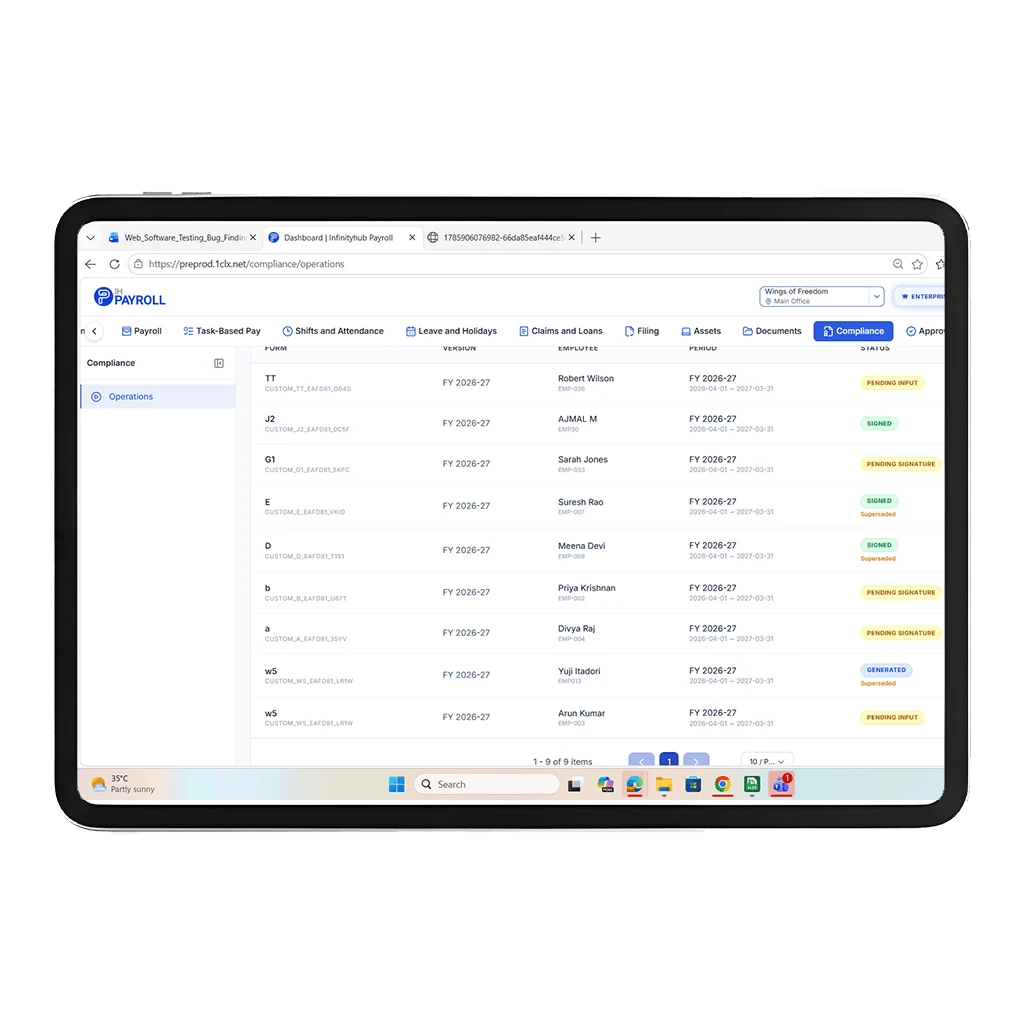HR Compliance Management