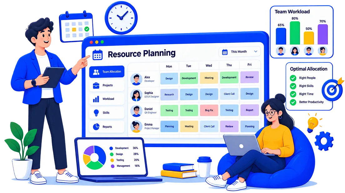 Workforce planning with team leave calendar in IHPAYROLL online leave management software