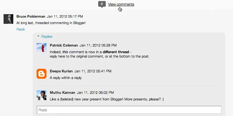 Blog Commenting